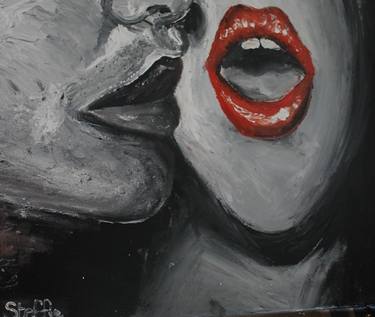 Print of Expressionism Erotic Paintings by steffie dumortier