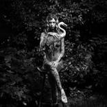 Girl with Flamingo by Peter Zelei