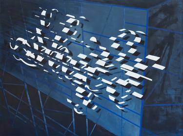 Original Abstract Geometric Paintings by Sam Tudyk