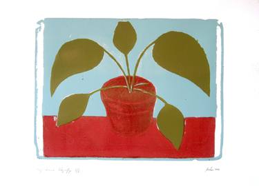 Original Floral Printmaking by Jurij Selan