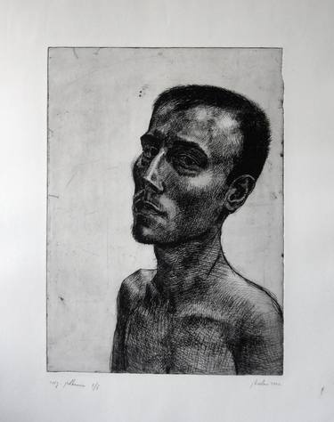 Print of Portrait Printmaking by Jurij Selan