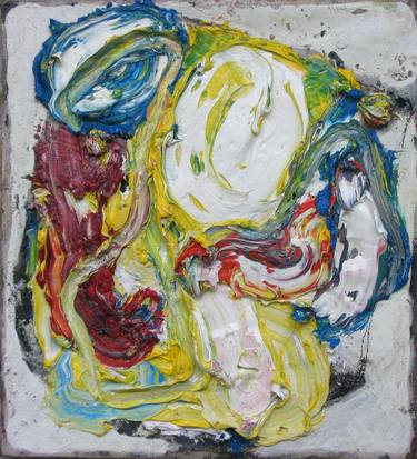 Original Abstract Expressionism Abstract Paintings by Jurij Selan