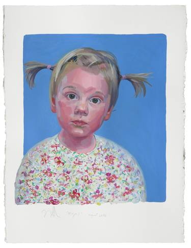 Print of Portraiture Children Paintings by Jurij Selan