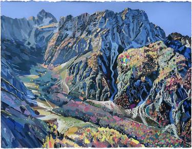 Original Illustration Landscape Paintings by Jurij Selan