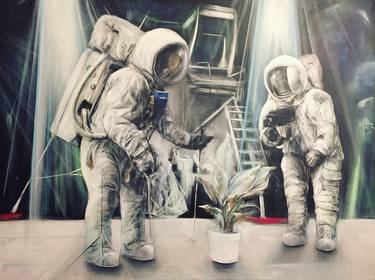 Original Conceptual World Culture Paintings by Tino Potter