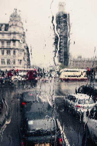 Routemaster Rain 002 - Bus 87 - Big Ben Under Repair - Limited Edition of 10 (Published at VOGUE.IT) thumb