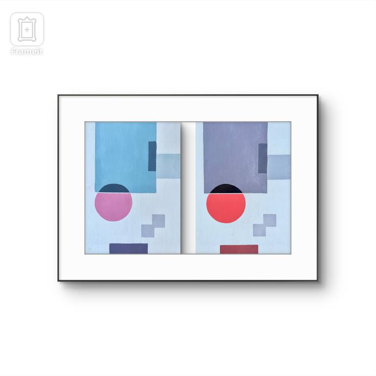 Original Minimalism Abstract Painting by Denise Forster