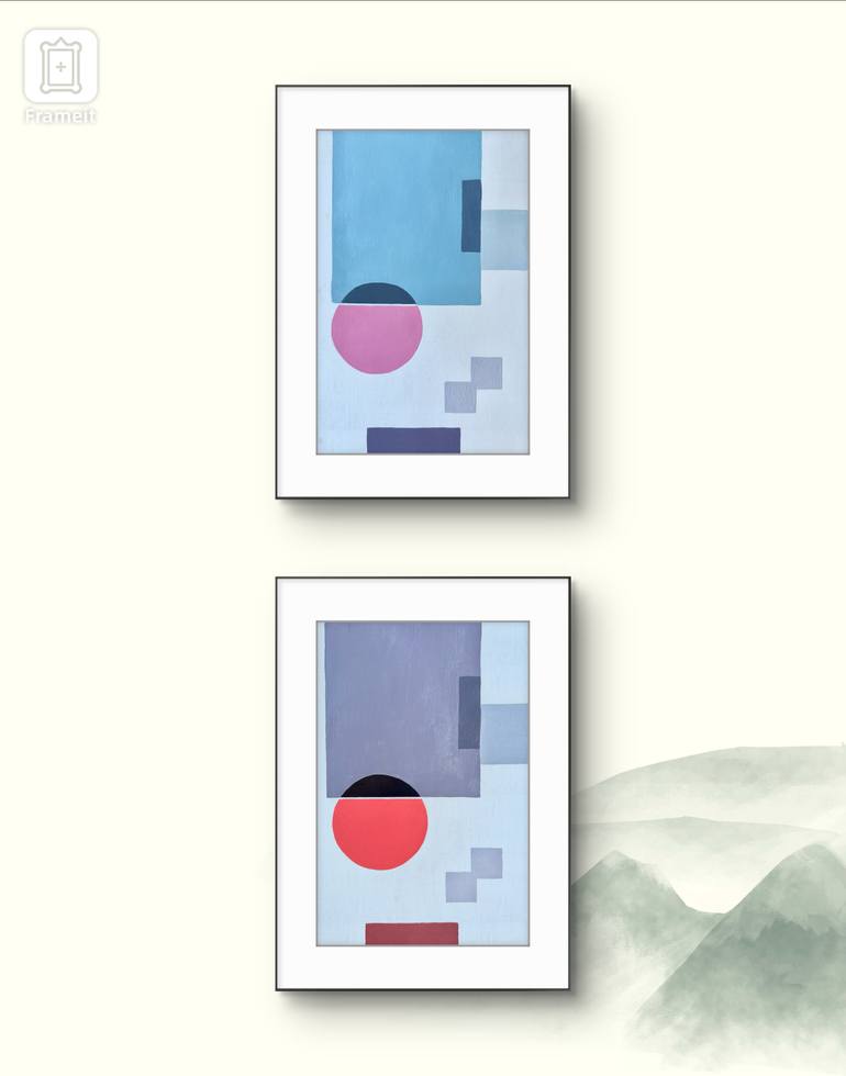Original Minimalism Abstract Painting by Denise Forster