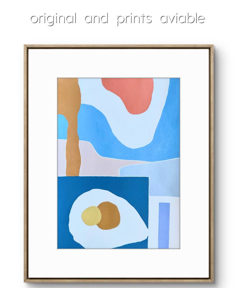 Original Minimalism Abstract Painting by Denise Forster