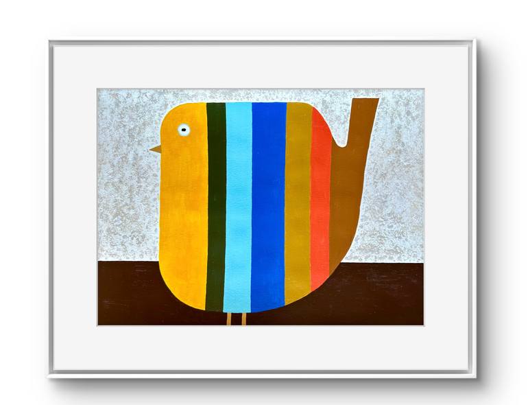 Original Minimalism Animal Painting by Denise Forster