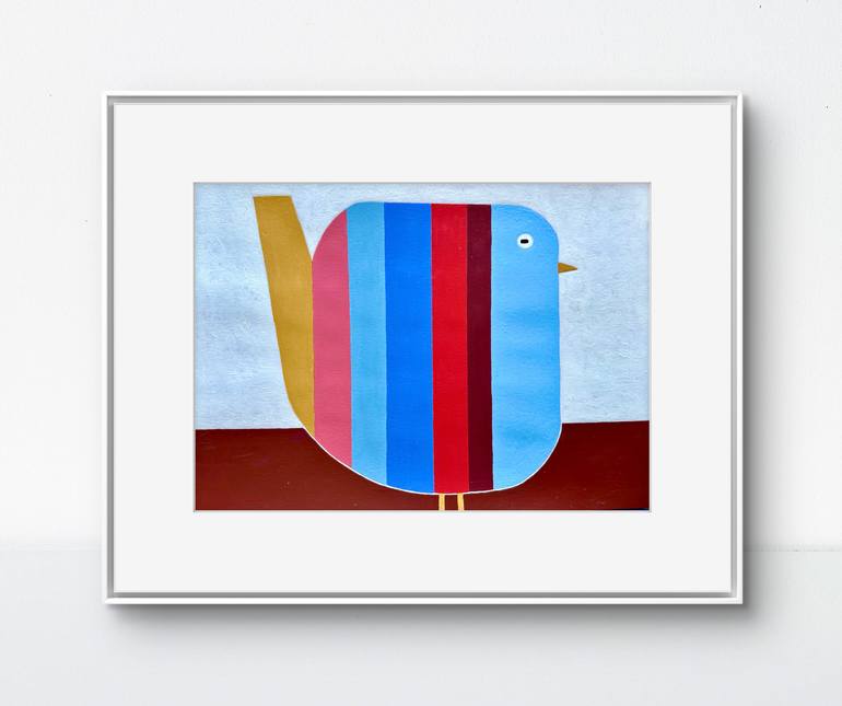 Original Minimalism Animal Painting by Denise Forster
