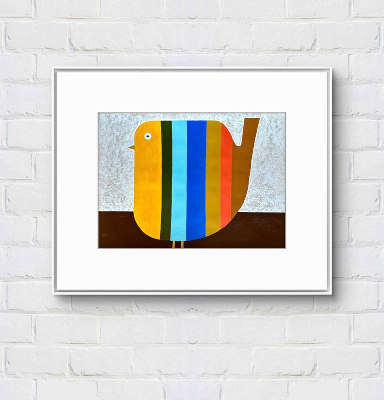 Original Minimalism Animal Painting by Denise Forster