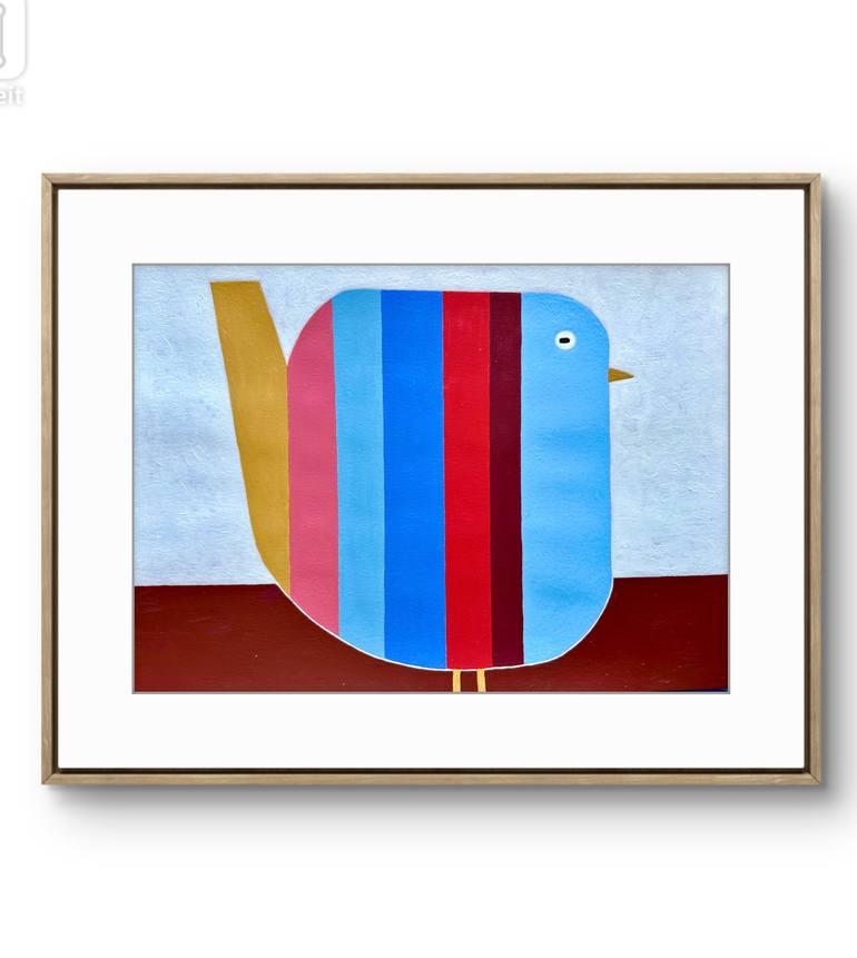 Original Minimalism Animal Painting by Denise Forster