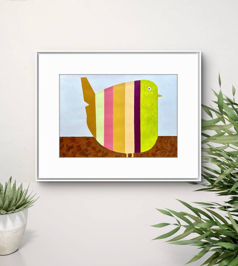 Original Minimalism Animal Painting by Denise Forster