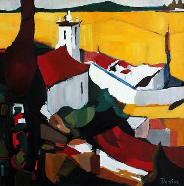 Print of Expressionism Places Paintings by Denise Forster