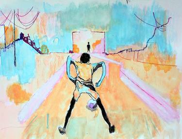 Print of Figurative Sports Paintings by Denise Forster