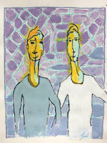 Print of Figurative Men Paintings by Denise Forster