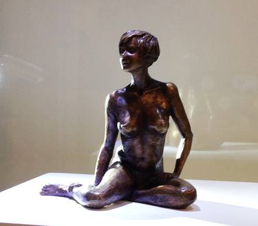 Original Figurative Nude Sculpture by Shazia Imran