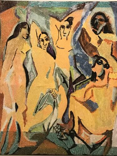 Print of Cubism Women Collage by Nancy Seltzer