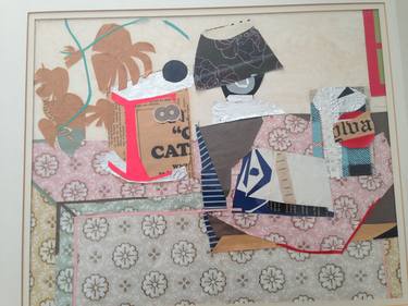 Print of Cubism Still Life Collage by Nancy Seltzer