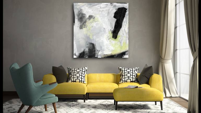 Original Abstract Expressionism Abstract Mixed Media by Nick Byer