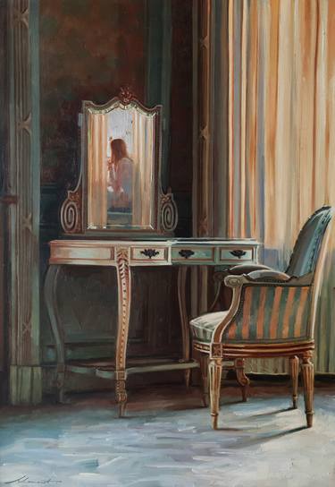 Original Figurative Interiors Paintings by Johnny Morant