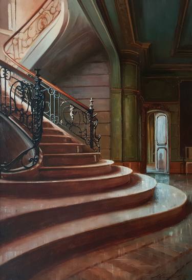 Print of Figurative Interiors Paintings by Johnny Morant