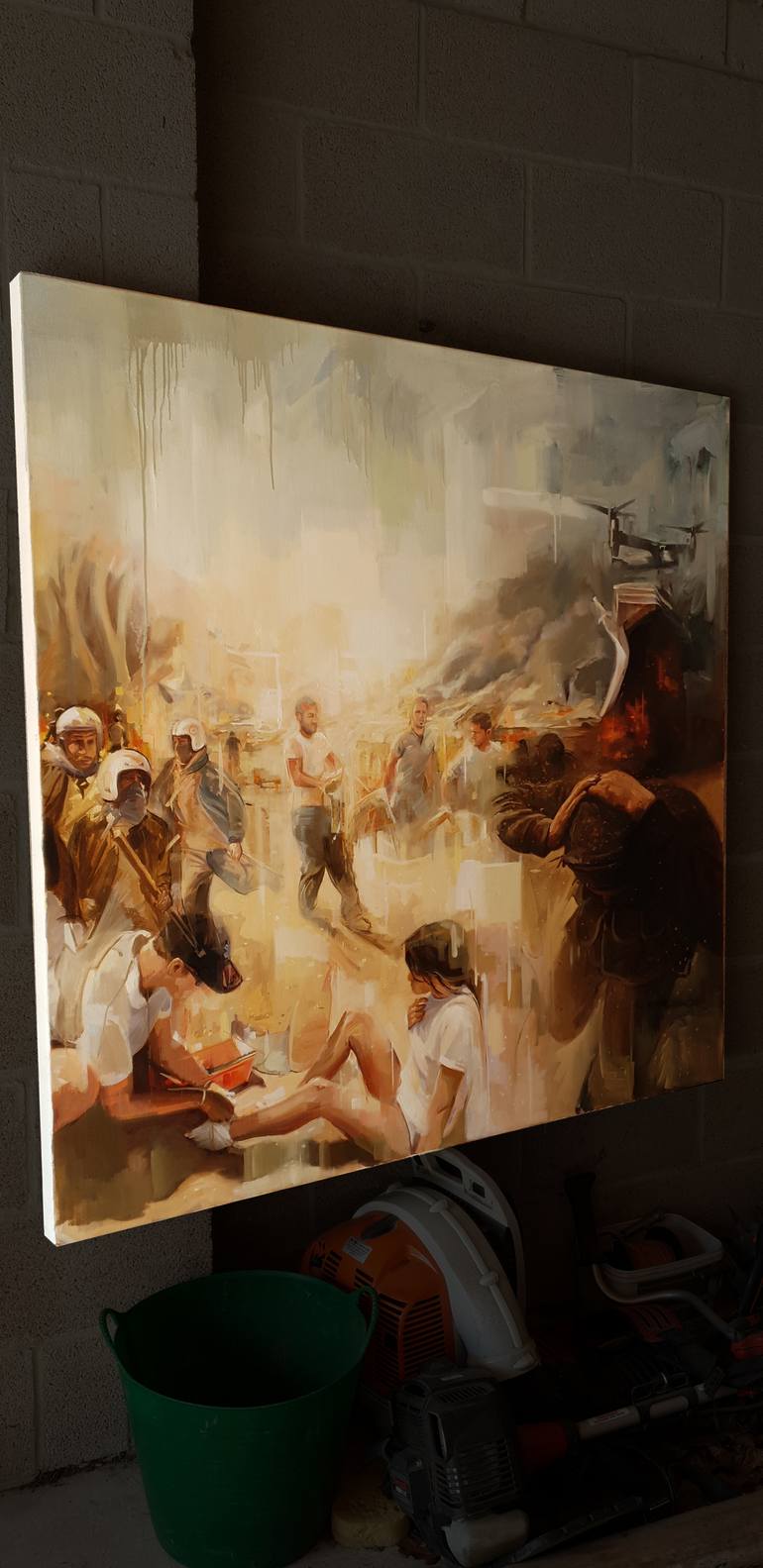 Original Mortality Painting by Johnny Morant