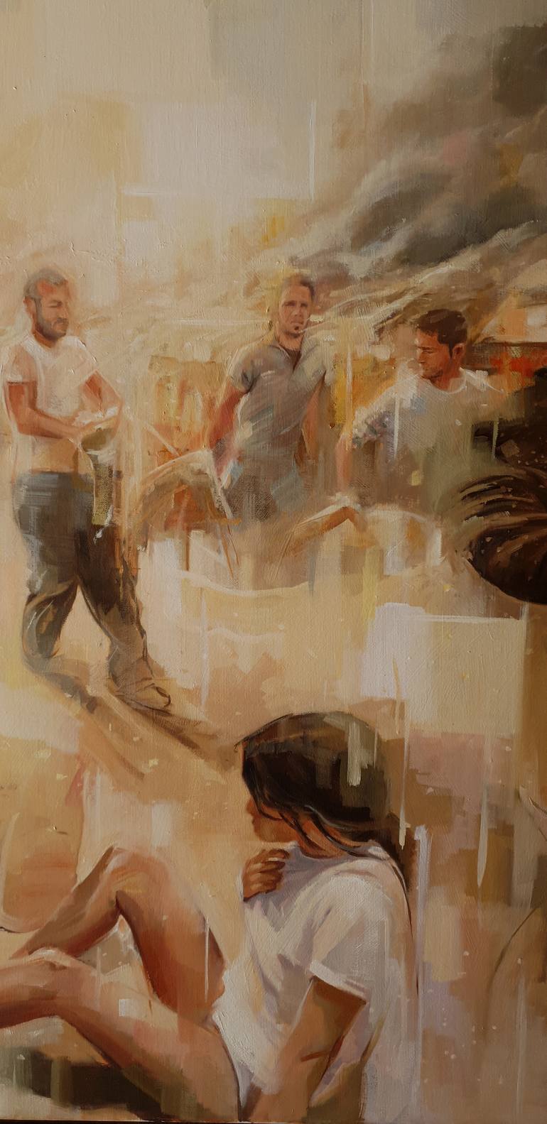 Original Mortality Painting by Johnny Morant