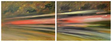 Original Abstract Automobile Paintings by Goce Ilievski