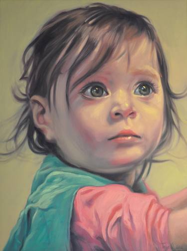 Print of Realism Children Paintings by Goce Ilievski