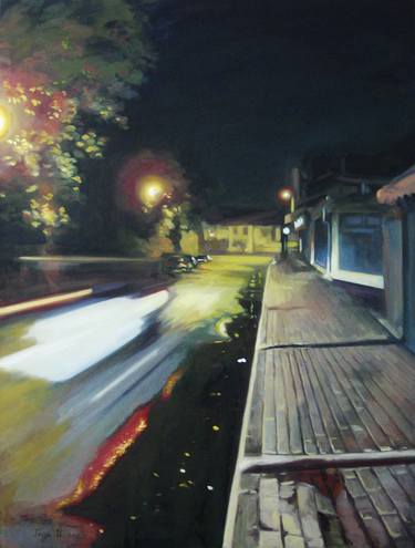 Street Night Lights Urban Dynamic Landscape thumb