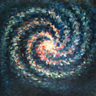Print of Outer Space Paintings by Goce Ilievski