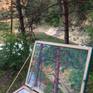 Plein air painting I did on Berovo lake during my stay in the art symposium there.