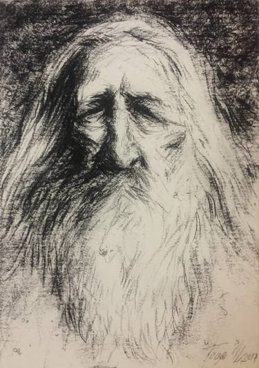 wise old man sketch