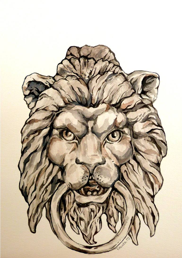 Door Knocker Lion Head