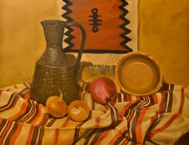 Still life with copper pitcher thumb