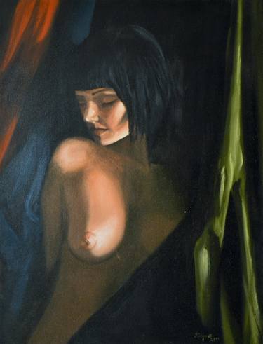 Original Figurative Nude Paintings by Predrag Ilievski