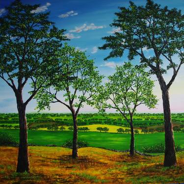 Original Impressionism Landscape Paintings by hazel thomson