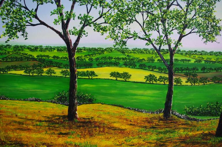 Original Contemporary Landscape Painting by Hazel Thomson