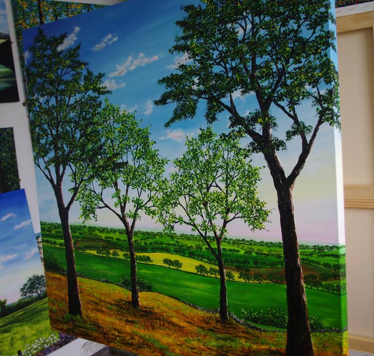 Original Contemporary Landscape Painting by Hazel Thomson