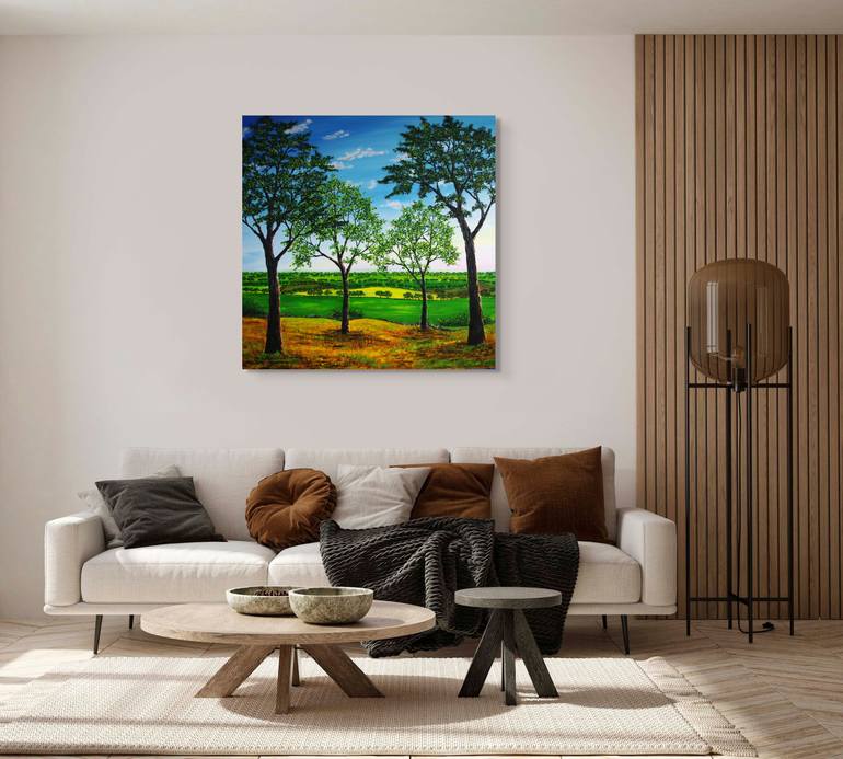 Original Contemporary Landscape Painting by Hazel Thomson