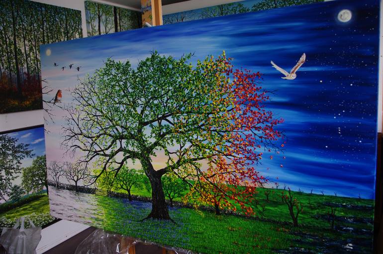 Original Documentary Nature Painting by Hazel Thomson