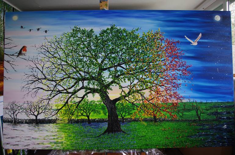 Original Documentary Nature Painting by Hazel Thomson