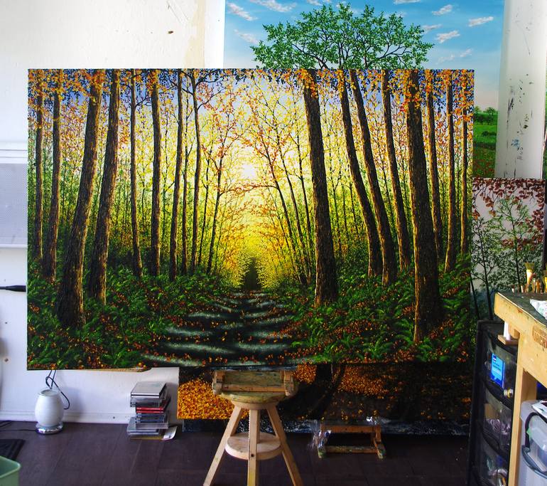 Original Contemporary Landscape Painting by Hazel Thomson