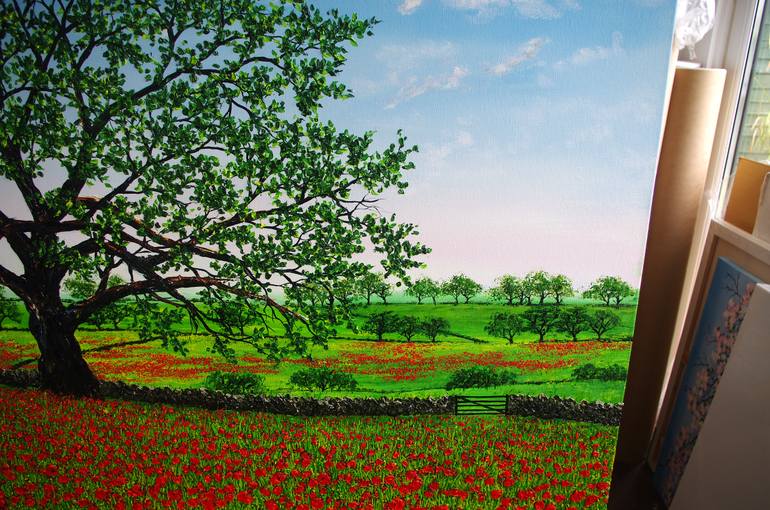 Original Contemporary Landscape Painting by Hazel Thomson