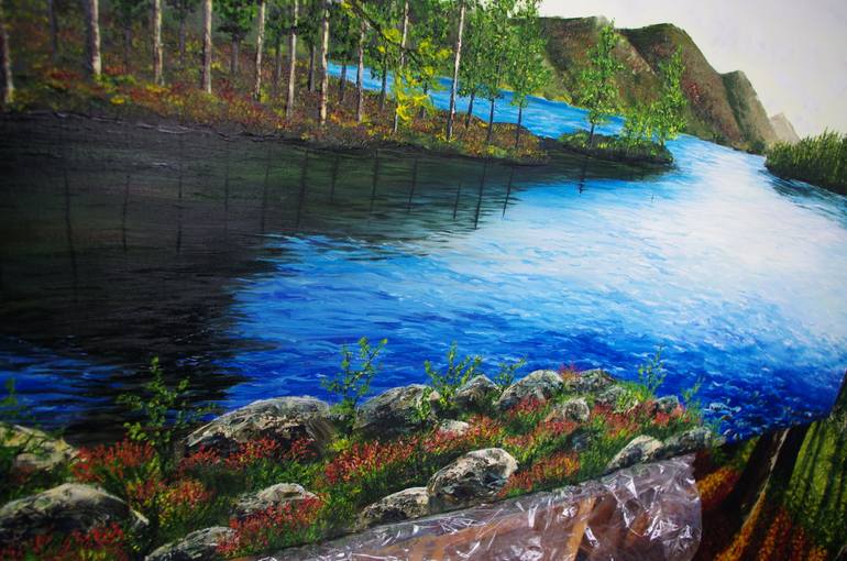 Original Contemporary Landscape Painting by Hazel Thomson