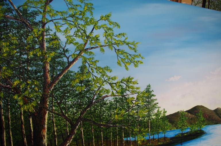 Original Contemporary Landscape Painting by Hazel Thomson