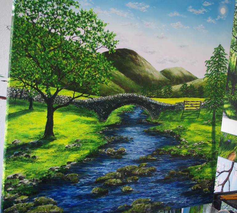 Original Contemporary Landscape Painting by Hazel Thomson