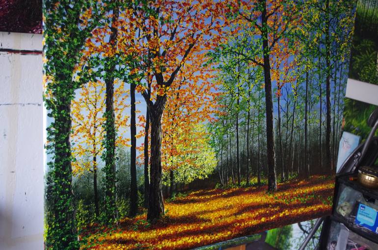 Original Classicism Landscape Painting by Hazel Thomson